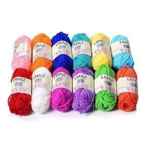 12 mini skeins yarn